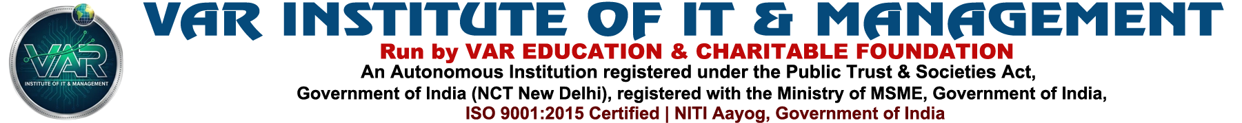 VAR INSTITUTE OF IT & MANAGEMENT